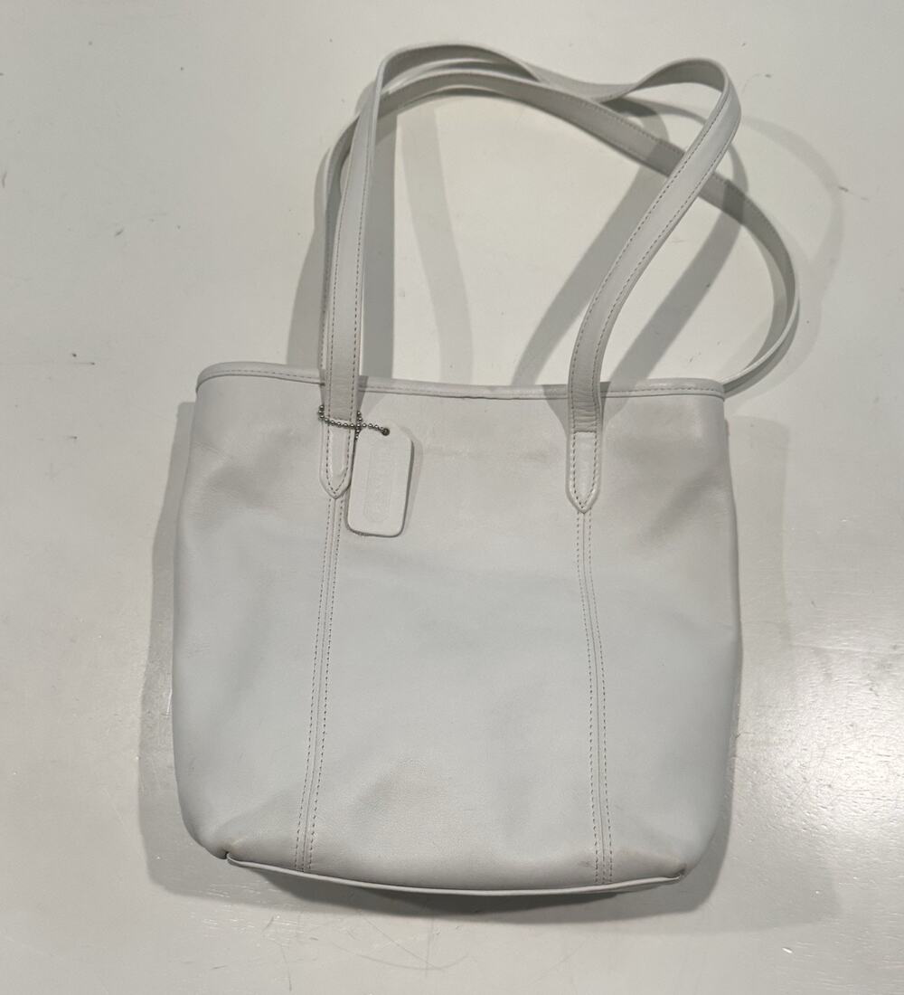 Coach Vintage Lunch Tote White